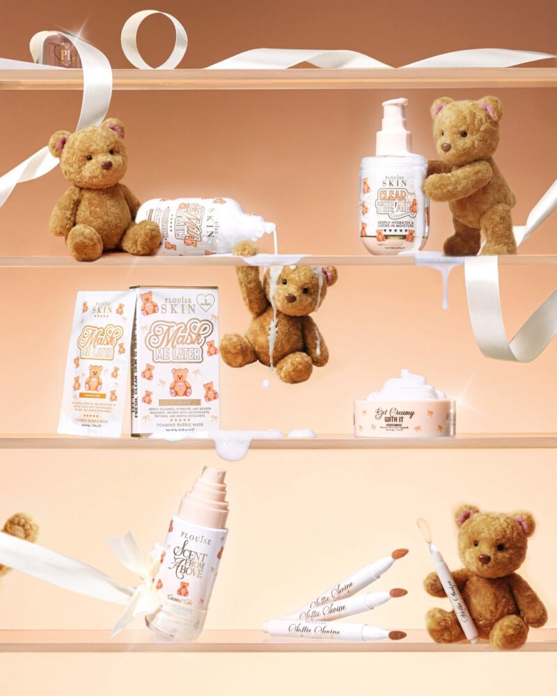 P.Louise Launches Entertainment-Led TikTok LIVE for Teddy Touch Collection 24 P.Louise Teddy Touch Skincare Bag Full Collection Large