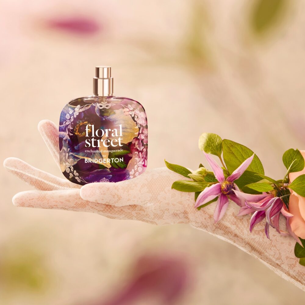 Floral Street Collaborates with Bridgerton on Enchanted Masquerade Fragrance 7 UNDER EMBARGO UNTIL 29 01 26 Floral Street Enchanted Masquerade EDP 50ml 74 will be available at Boots and FloralStreet.com1 Large