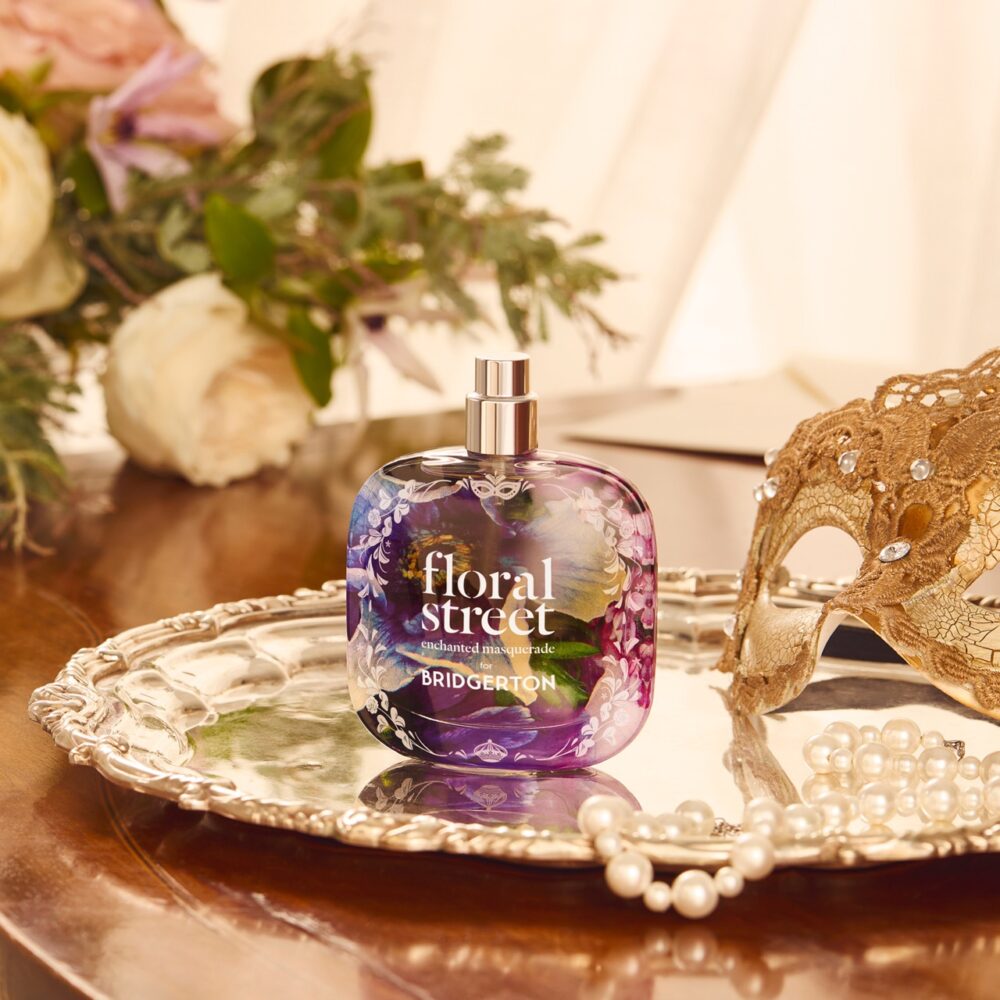 Floral Street Collaborates with Bridgerton on Enchanted Masquerade Fragrance 6 UNDER EMBARGO UNTIL 29 01 26 Floral Street Enchanted Masquerade EDP 50ml 74 will be available at Boots and FloralStreet.com4 Large