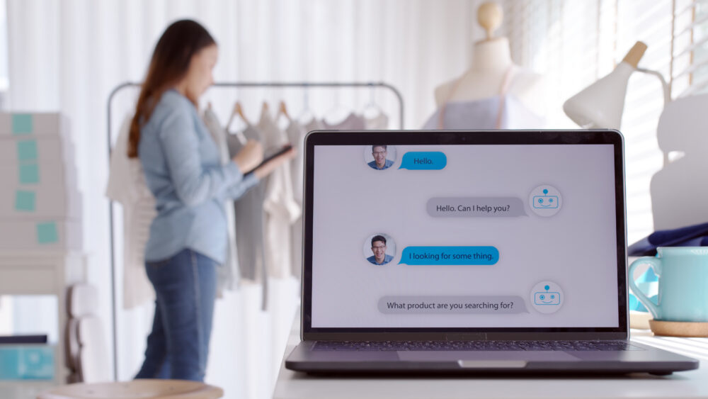 Nearly Two-Thirds of UK High Street Retailers Suffer from AI Chatbot Inaccuracies 1 woman using ai chatbot for business consultation 2026 01 05 23 01 40 utc