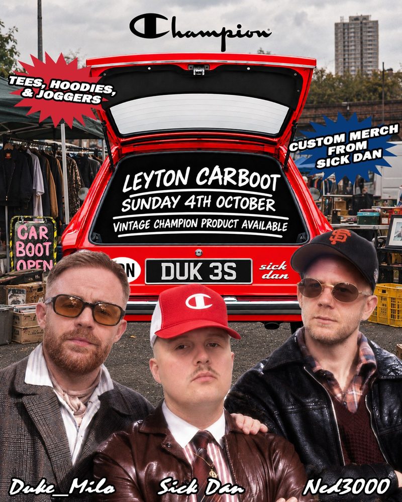 Champion Takes Archive to London Car Boots for Community Campaign 2 Carboot E flyer
